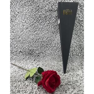 Noble Rose Ring Box Flower Heart Engagement Rose Ring Box Red Special Occasions